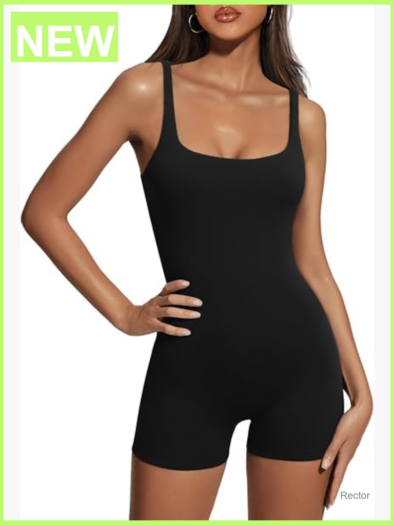 Buttery Soft Stretchy Jumpsuit Romper | Supportive Slimming Bodysuit For